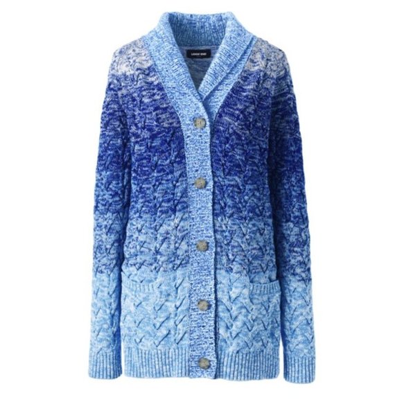 lands end drifter shawl collar cardigan